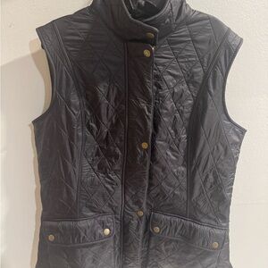 Barbour Black Quilted Women's Vest